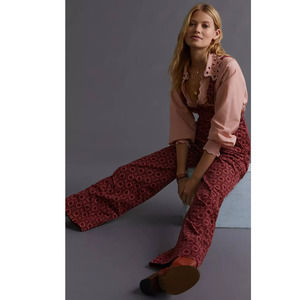 New Anthropologie Pilcro Relaxed Corduroy Overalls  $160 SIZE 28